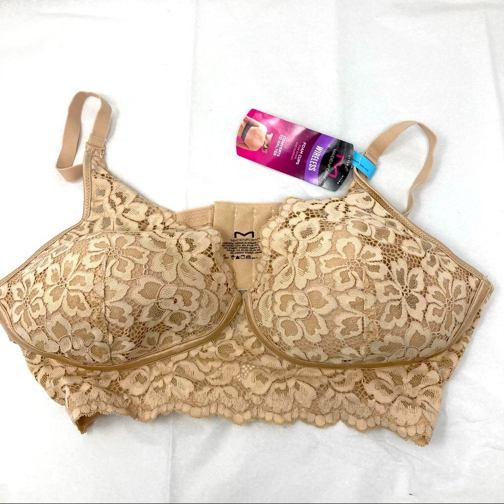 New Maidenform lace front bra.
